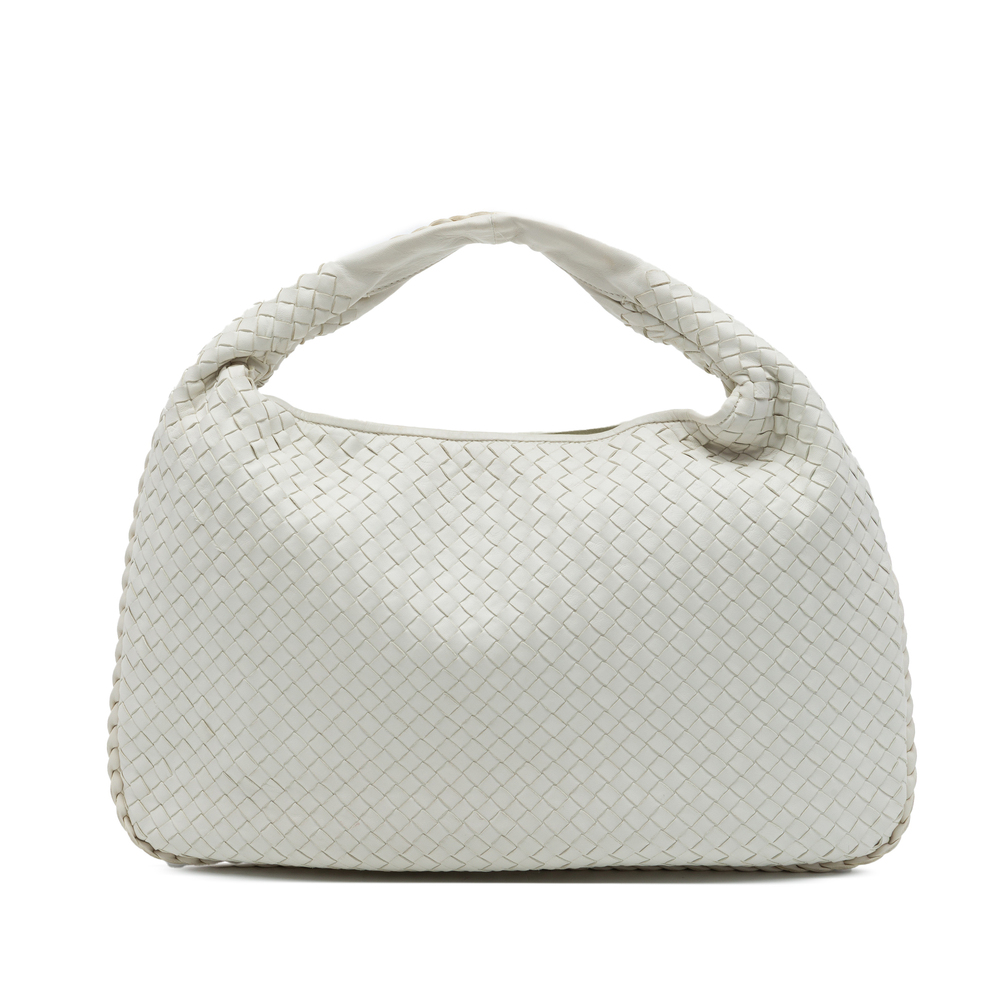 Pre-Loved Bottega Veneta Large Nappa Intrecciato Veneta Hobo